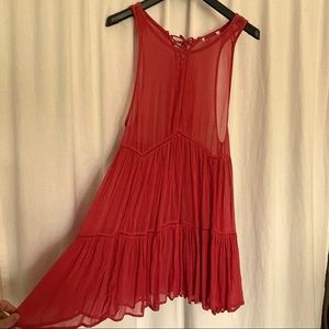 Free People Bikini Cover-up - Burnt Orange Burgundy